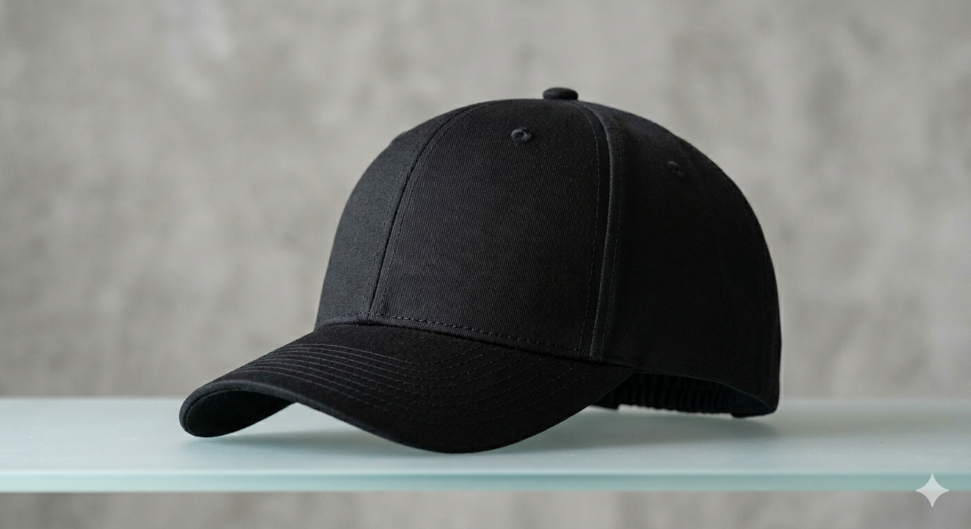 Gorra cerrada negra