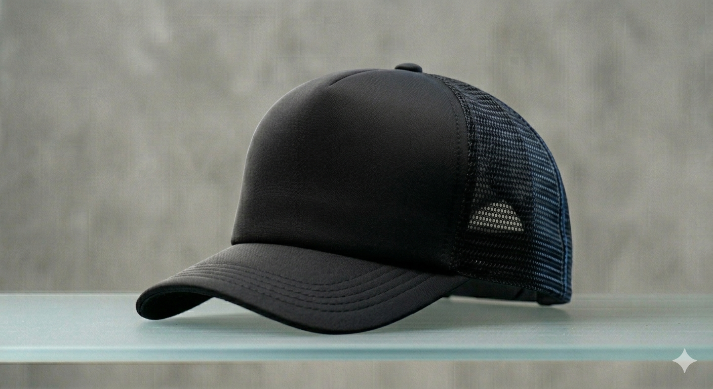 Gorra Niño malla negra