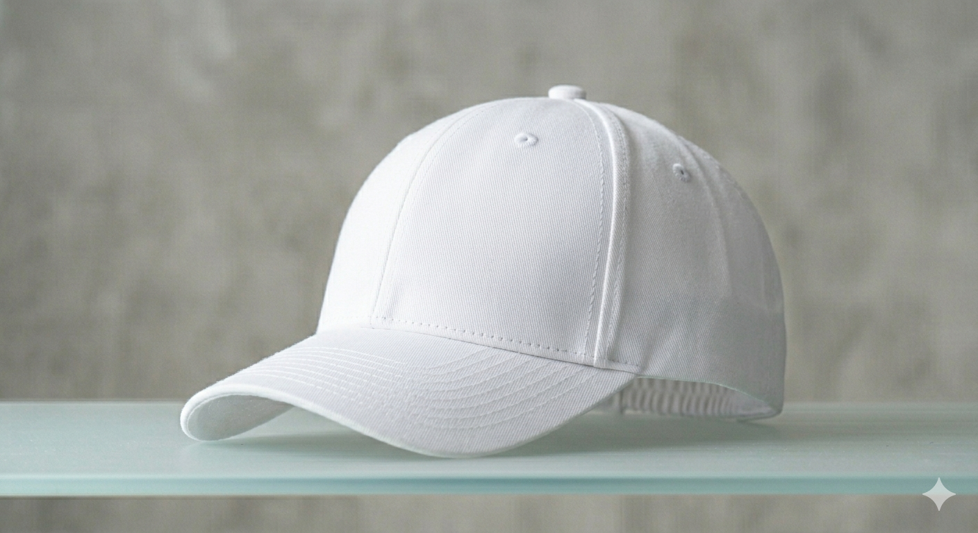Gorra cerrada blanca