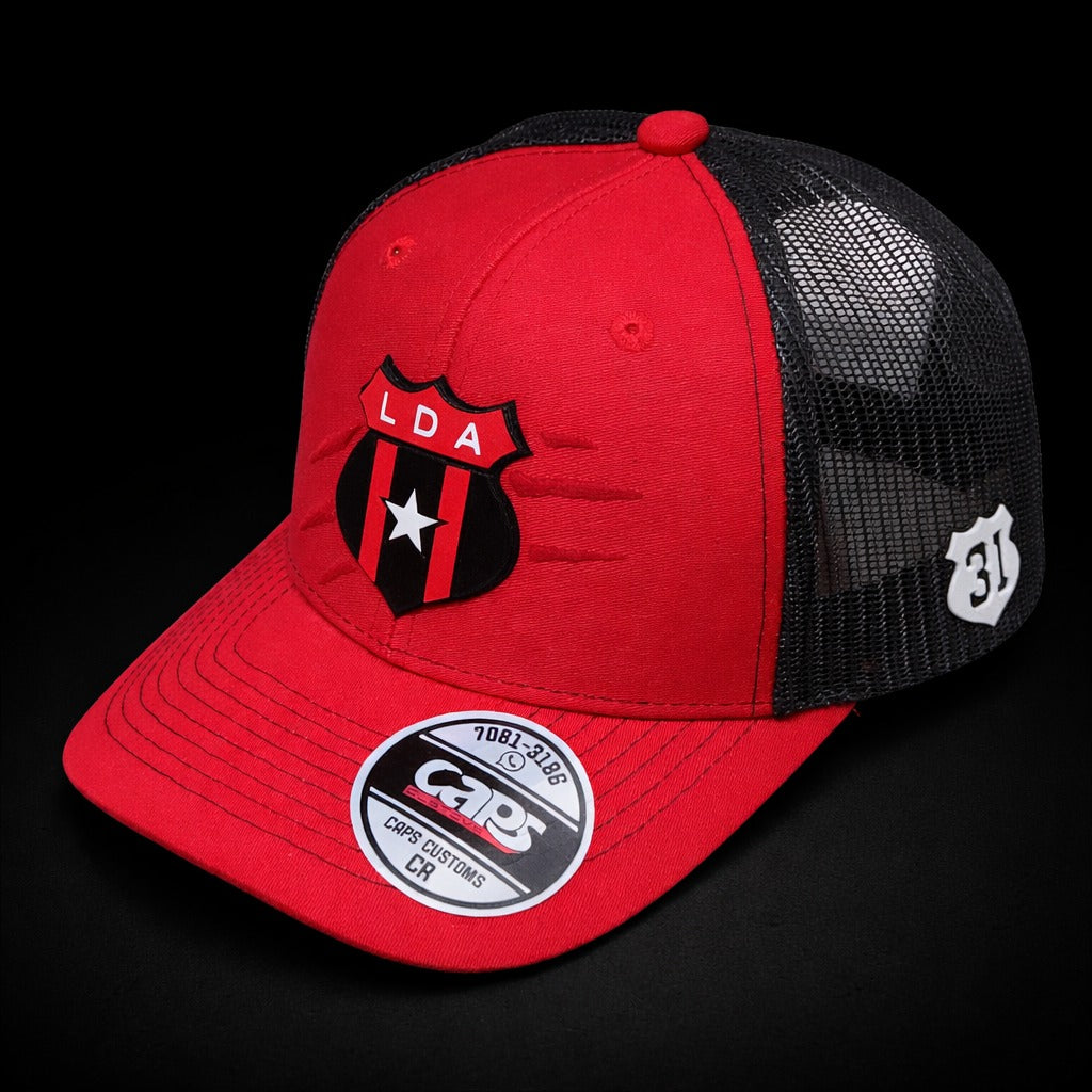Gorra LDA Roja y Negro