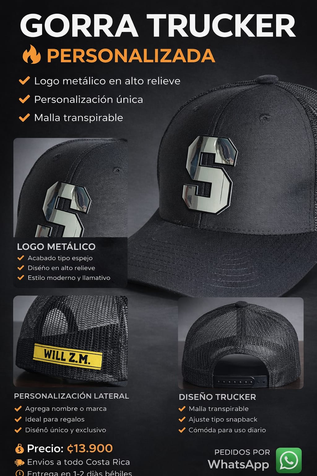 Gorra Saprissa Negra