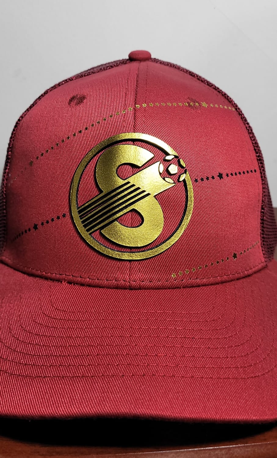 Gorra Saprissa morada clásica